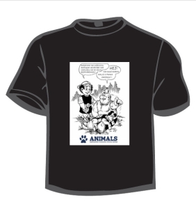 Koszulka (czarna) - Nie bądź bierny. Reaguj! - rozmiar XXL 