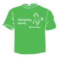 Koszulka Ratujemy konie_ zielona.png