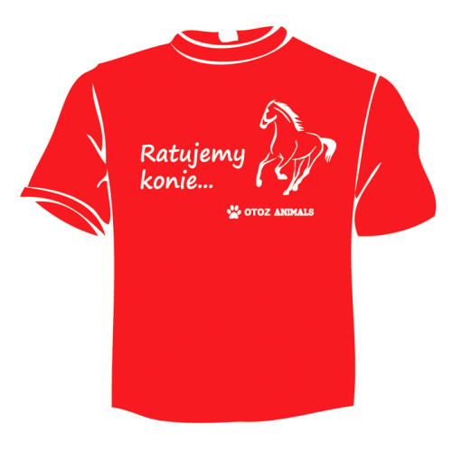 Koszulka Ratujemy konie_ czerwona.png