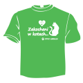 Koszulka Zakochani w kotach_ zielona.png